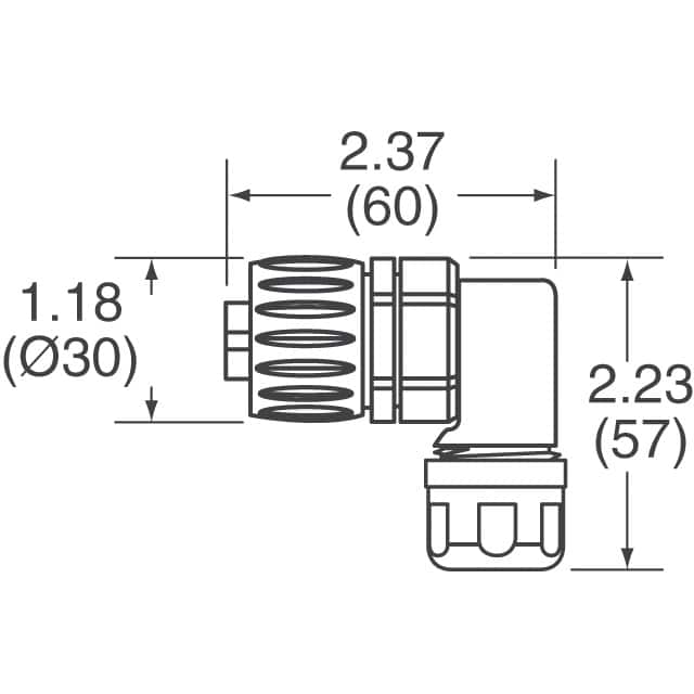 C01610F00600012 Amphenol Tuchel Industrial  Boîtiers de connecteurs circulaires